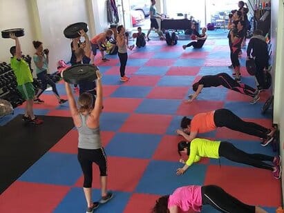 Group fitness training at Dutchys gym Dundalk