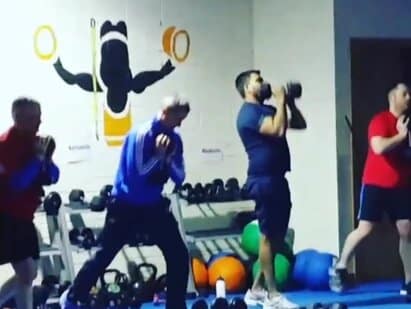 Men Training at Cavan Gym