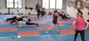 Group training at Dutchys Dundalk gym